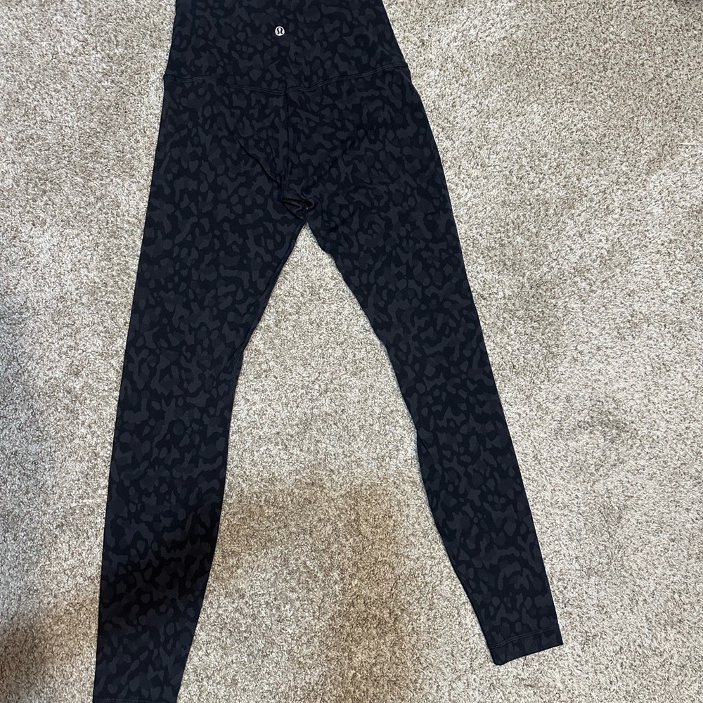 Lululemon Athletica Black Textured Leggings